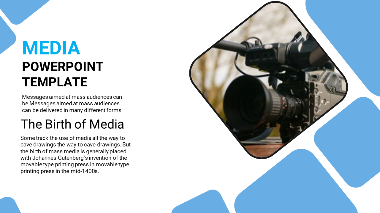 Media PowerPoint Template and Google Slides Themes